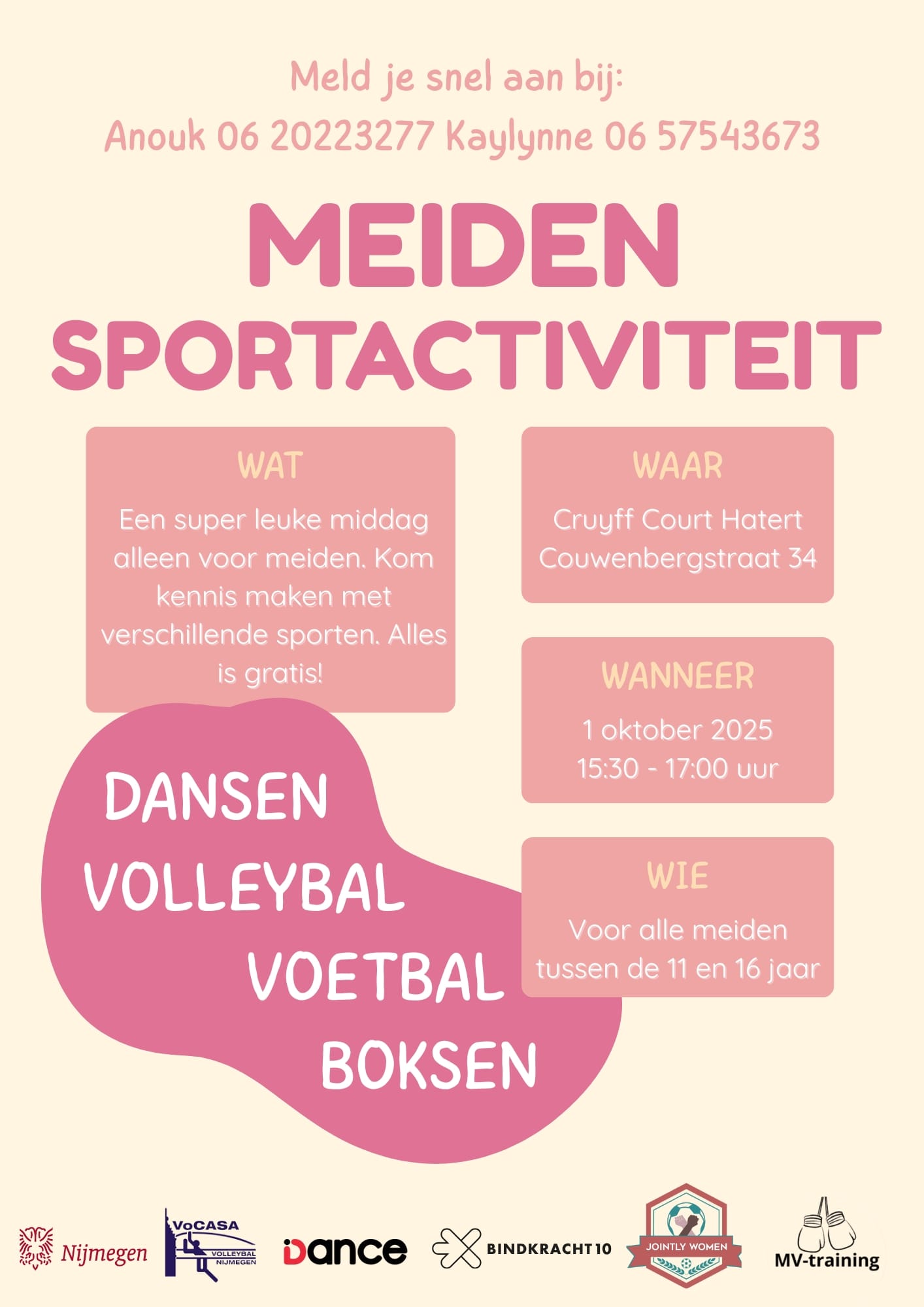 Meiden sportactiviteit